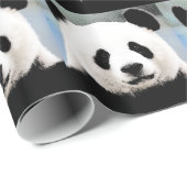 Papier Cadeau Panda (Coin rond)