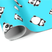 Papier Cadeau Panda (Coin rond)