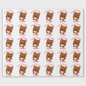 Papier Cadeau Panda (Plat)