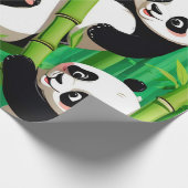 Papier Cadeau Panda Bambou (Coin)
