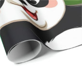 Papier Cadeau Panda Bambou (Coin rond)