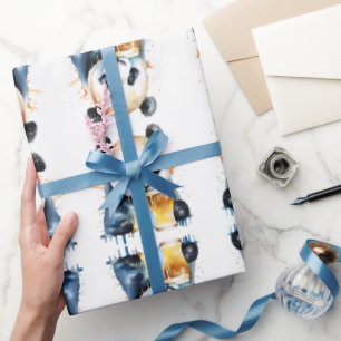 Papier Cadeau Panda Beer Wildlife & Nature Water Color Set