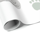 Papier Cadeau Panda Cartoon Kids Baby Wrapy Papier (Coin rond)