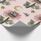 Papier Cadeau Panda couchant mou Ours Fée Flore Patte (Coin)