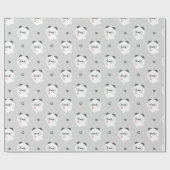 Papier Cadeau Panda d'amour mignon (Plat)