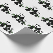 Papier Cadeau Panda en pleine croissance (Coin)
