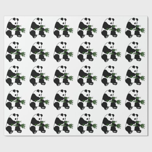 Papier Cadeau Panda géant (Plat)