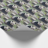 Papier Cadeau Panda Géant Amical (Coin)