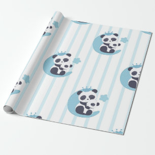 Papier Cadeau Panda Lover La Vie Est Meilleure Avec Un Panda