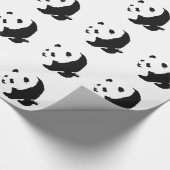 Papier Cadeau Panda noir et blanc (Coin)
