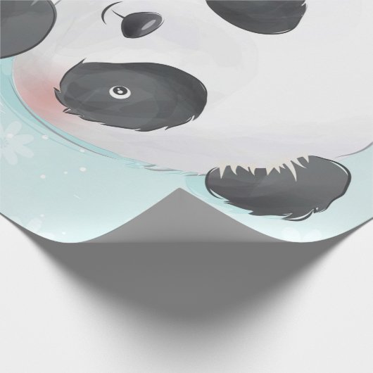Papier Cadeau Panda | Panda Mignonne Dans La Poche (Coin)
