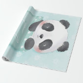 Papier Cadeau Panda | Panda Mignonne Dans La Poche (Déroulé)
