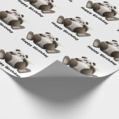 Papier Cadeau Panda paresseux (Coin)