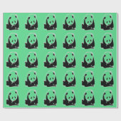 Papier Cadeau Panda Pop Art (Plat)