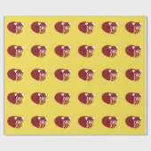 Papier Cadeau Panda roux (Plat)