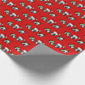 Papier Cadeau Pandas de Noël (Coin)