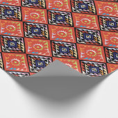 Papier Cadeau Panier africain - Motif multiple (Coin)