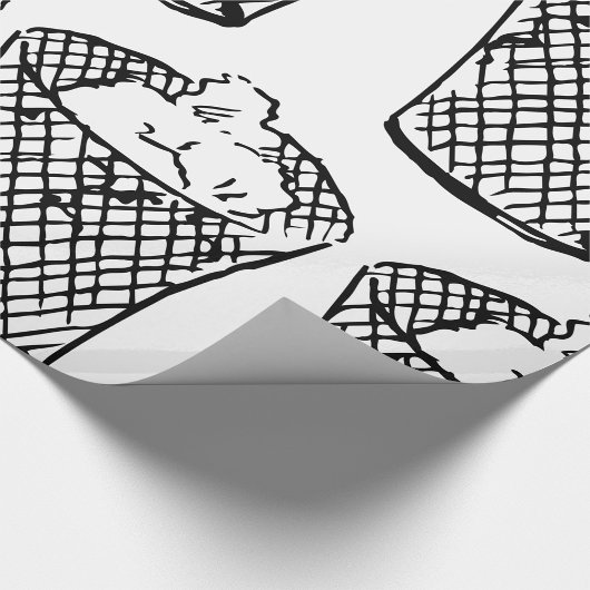 Papier Cadeau Panier de déchets