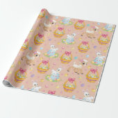Papier Cadeau Panier de Pâques (Déroulé)