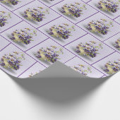 Papier Cadeau panier de sansy à l'ancienne sur oeillet (Coin)