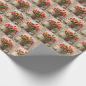 Papier Cadeau Panier de tulipe (Coin)