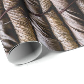 Papier Cadeau Panier tissé de fleur (Coin rond)