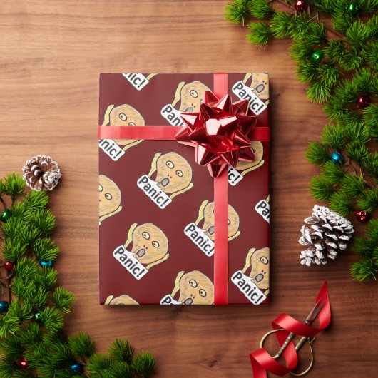 Papier Cadeau Panique ! (Cadeau de vacances)
