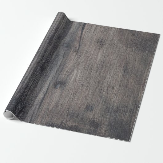 Papier Cadeau Panneau Brown en bois (Déroulé)