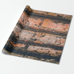 Papier Cadeau Panneau Brown et orange