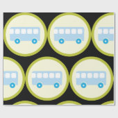 Papier Cadeau Panneau Bus (Plat)