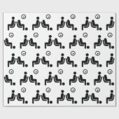 Papier Cadeau Panneau d'attente long (Plat)