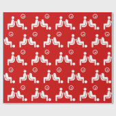 Papier Cadeau Panneau d'attente long (Plat)