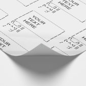 Papier Cadeau Panneau de protestation Rabbit / Art texte ASCII p (Coin)