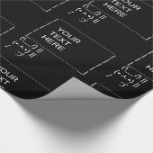 Papier Cadeau Panneau de protestation Rabbit / Art texte ASCII p (Coin)