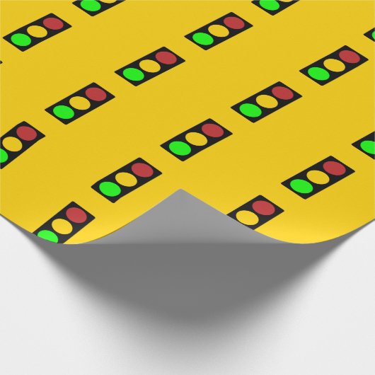 Papier Cadeau Panneau de signalisation routière avant la route d (Coin)