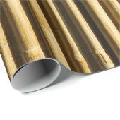Papier Cadeau panneau en bois Brown (Coin rond)