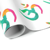 Papier Cadeau Panneau OM coloré (Coin rond)