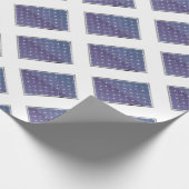 Papier Cadeau Panneau solaire sur le blanc (Coin)