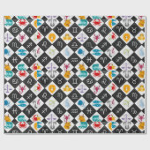 Papier Cadeau Panneau solaire Zodiac Calendrier Astrologie Thund (Plat)