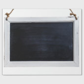 Papier Cadeau Panneau tableau noir (Plat)