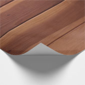 Papier Cadeau Panneautage en bois (Coin)