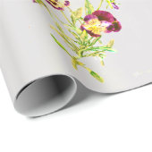 Papier Cadeau PANNEAUX Papier d'enveloppement ILLUSTRATION RETRO (Coin rond)