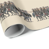 Papier Cadeau Panoplie - bataille de hoplite du grec ancien (Coin rond)