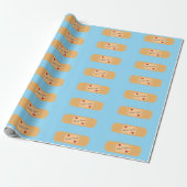 Papier Cadeau Pansement personnalisable avec texte (Déroulé)