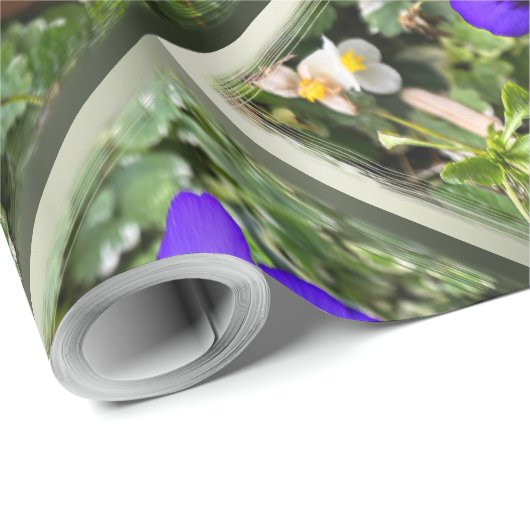 Papier Cadeau Pansement pourpre (Coin rond)