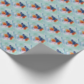 PAPIER CADEAU PANSIERS DANS UN TEACUP (Coin)