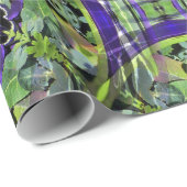 Papier Cadeau Pansies Love..... (Coin rond)