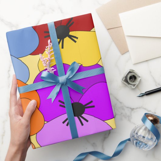 Papier Cadeau Pansy Collage (Cadeaux)