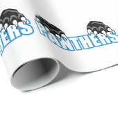 Papier Cadeau Panthers (Coin rond)