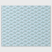 Papier Cadeau Pantoufle de verre (Plat)